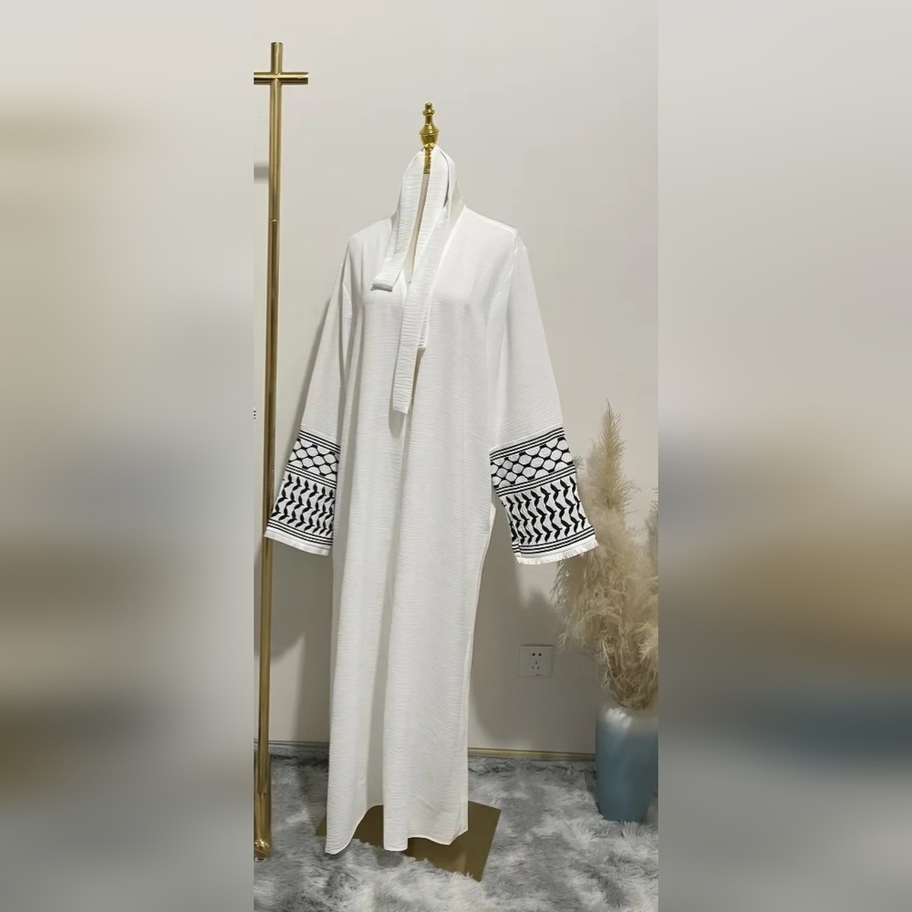 Kufiya Palestine abaya
